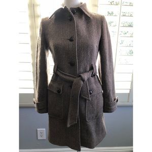J. Crew Herringbone Wool Coat